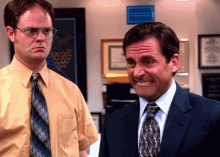 Micheal from the office making eeeehhhhh face idk how to describe